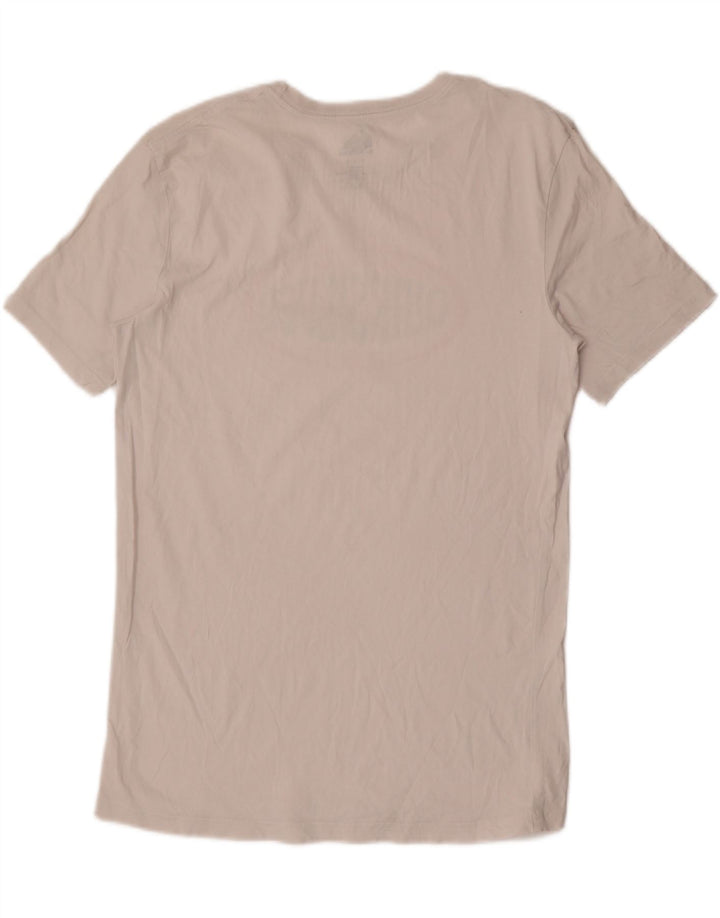 Quiksilver Herren-T-Shirt mit normaler Passform, mittelweißer Baumwolle, mit Grafik