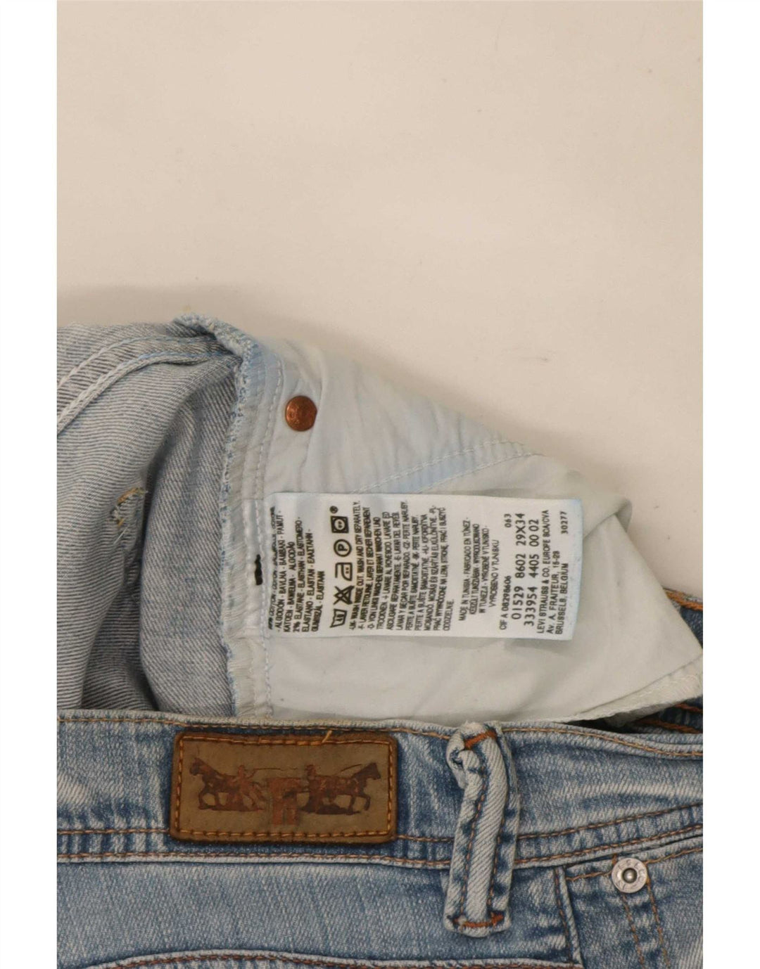 Levi's Damen Bootcut Jeans W29 L34 Blaue Baumwolle