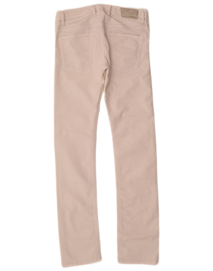 Diesel Damen Slim Jeans W28 L32 Weiße Baumwolle