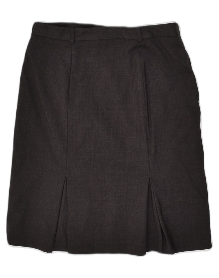 J. CREW Womens Straight Skirt US 4 Small W28 Grey Wool | Vintage J. Crew | Thrift | Second-Hand J. Crew | Used Clothing | Messina Hembry 