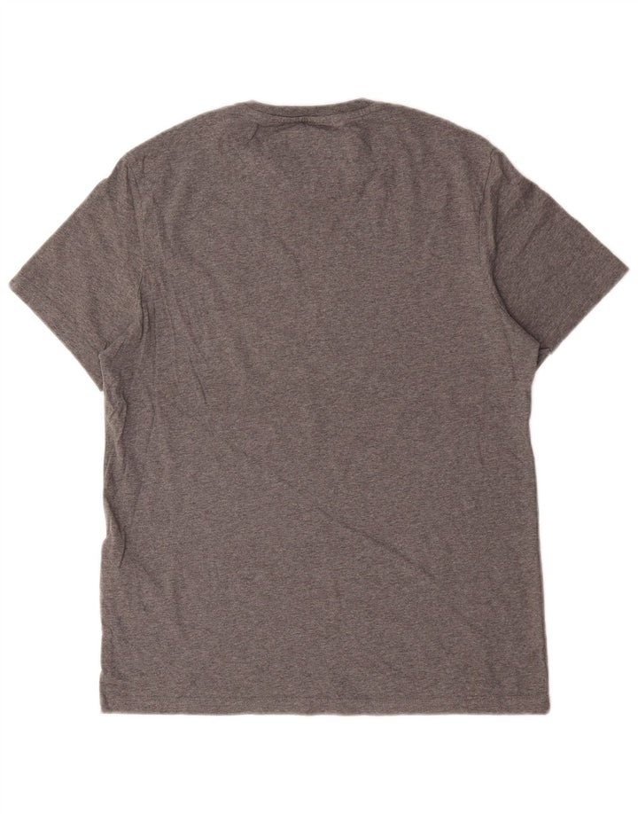 Lyle & Scott Herren T-Shirt-Oberteil aus mittelgrauer Baumwolle