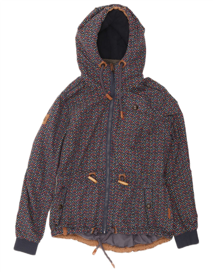 Naketano Damen Windjacke UK 14 Medium Mehrfarbig gefleckt