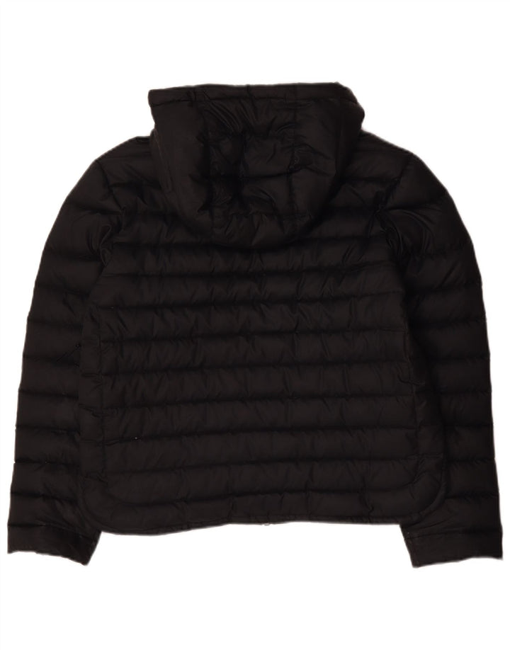 Nike Damen-Jacke mit Kapuze, übergroß, wattiert, UK 6, XS, Schwarz, Polyester