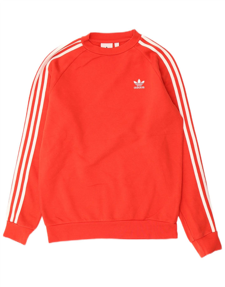 Adidas Herren Sweatshirt Pullover XS Rot Baumwolle