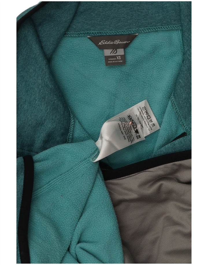 Eddie Bauer Damen-Overall-Trainingsanzug-Top-Jacke, UK 6 XS, grünes Polyester