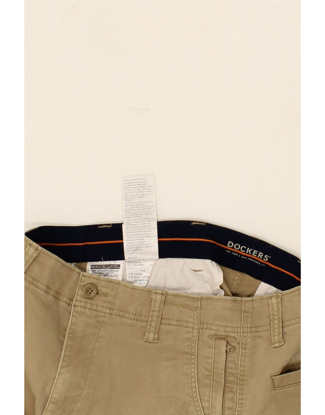 DOCKERS Mens Chino Shorts W30 Medium Beige Cotton Vintage Dockers and Second-Hand Dockers from Messina Hembry 