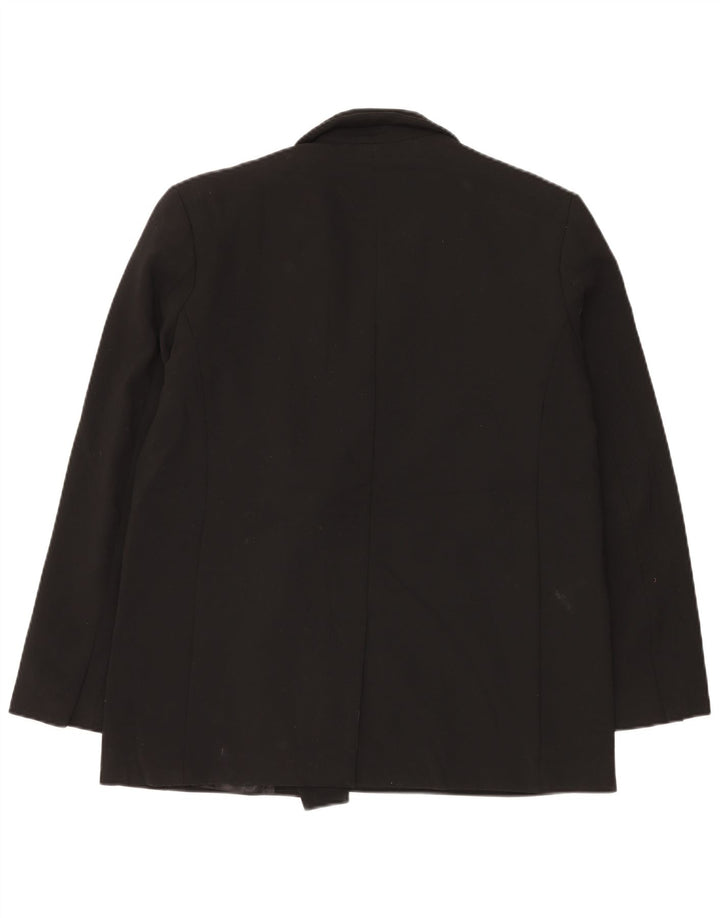 Zweireihiger Blazer für Damen von ZARA, Gr. 40, Größe L, Schwarz, Polyester