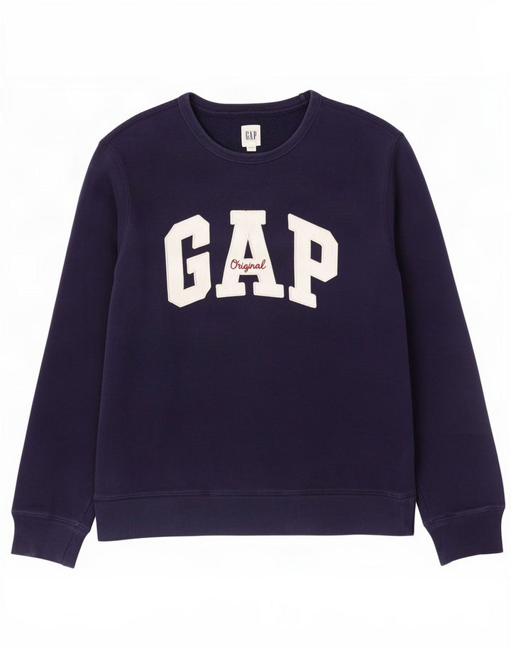Gap Herren-Sweatshirt mit Grafik, Größe S, marineblau, Baumwolle