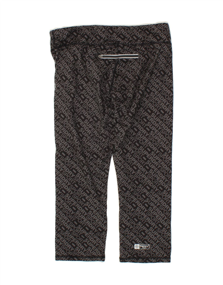 SUPERDRY Womens Capri Leggings UK 8 Small Grey Polyester Vintage Superdry and Second-Hand Superdry from Messina Hembry 