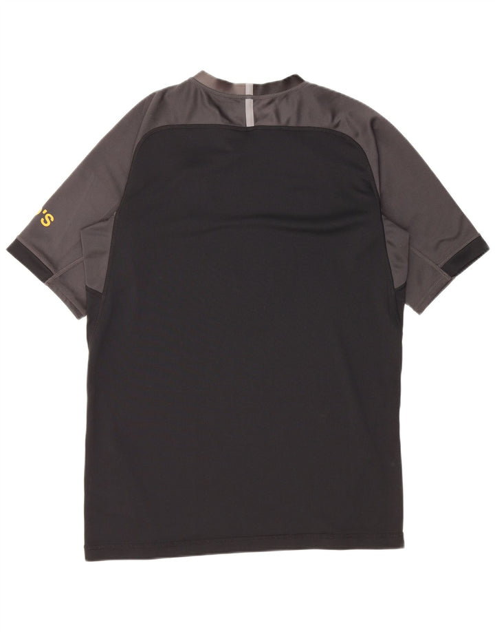 Canterbury Herren-Grafik-T-Shirt-Oberteil Mittelschwarzes Colourblock-Polyester