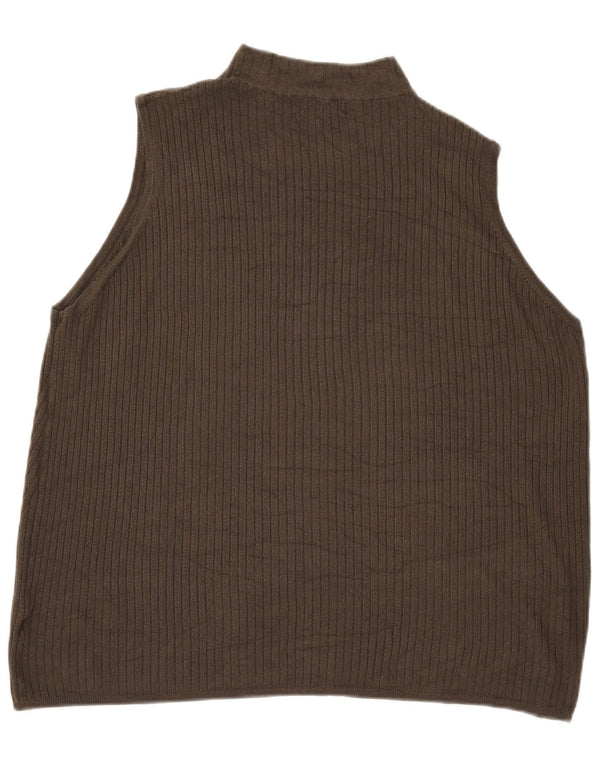 Marks & Spencer Damen Weste Tank Top UK 18 XL Khaki