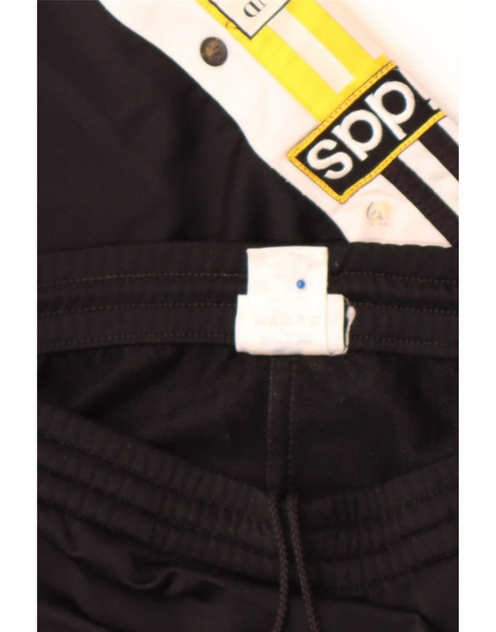 Adidas Herren-Trainingshose mit Grafik, Mittelschwarzes Farbblock-Polyester