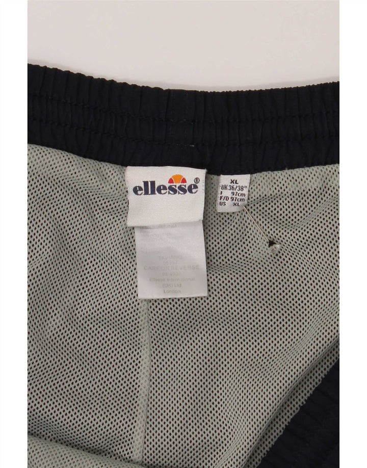 Ellesse Herren-Trainingshose XL, Marineblau, Polyester