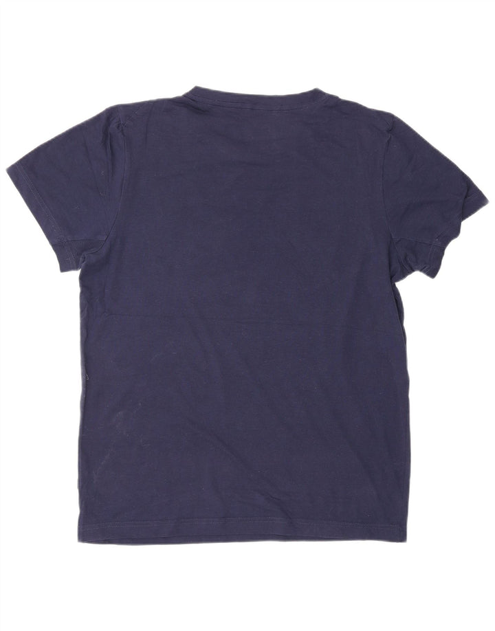 PUMA Herren Grafik T-Shirt Top Medium Marineblau