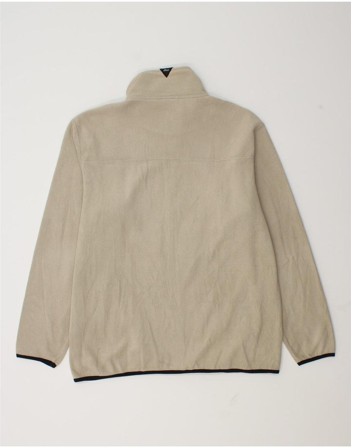 Asics Herren Fleecejacke UK 40 Large Beige Polyester