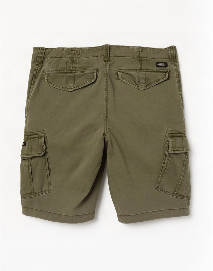 Superdry Herren Cargoshorts W34 Large Khaki Baumwolle