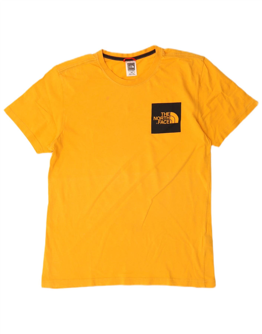 The North Face Herren-T-Shirt mit Grafik, mittelgelbe Baumwolle
