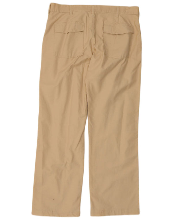 Armani Herren gerade Chinohose W36 L32 Beige Baumwolle