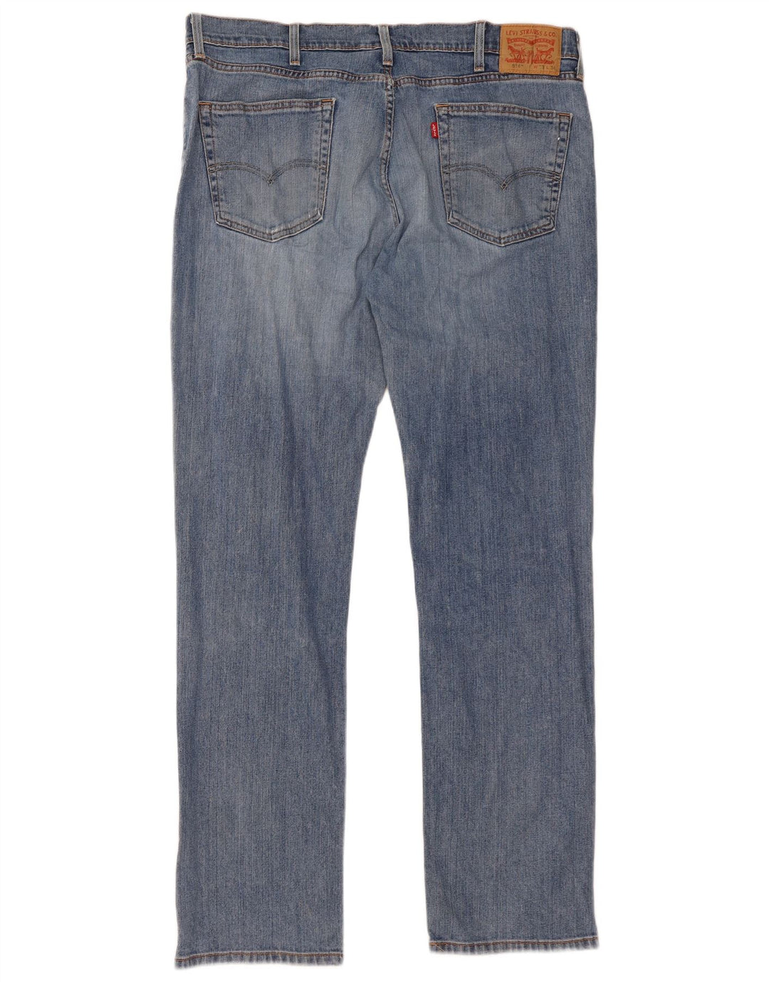 LEVI'S Herren 514 Straight Jeans W38 L34 Blaue Baumwolle