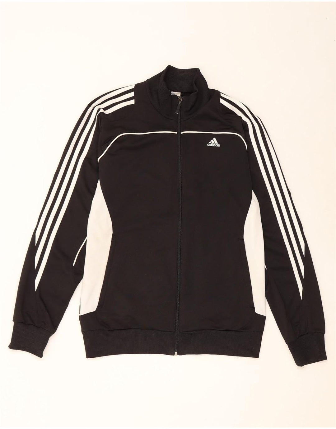 Adidas Herren-Trainingsanzugoberteil, UK-Größe 40/42, Mittelschwarz, Farbblock