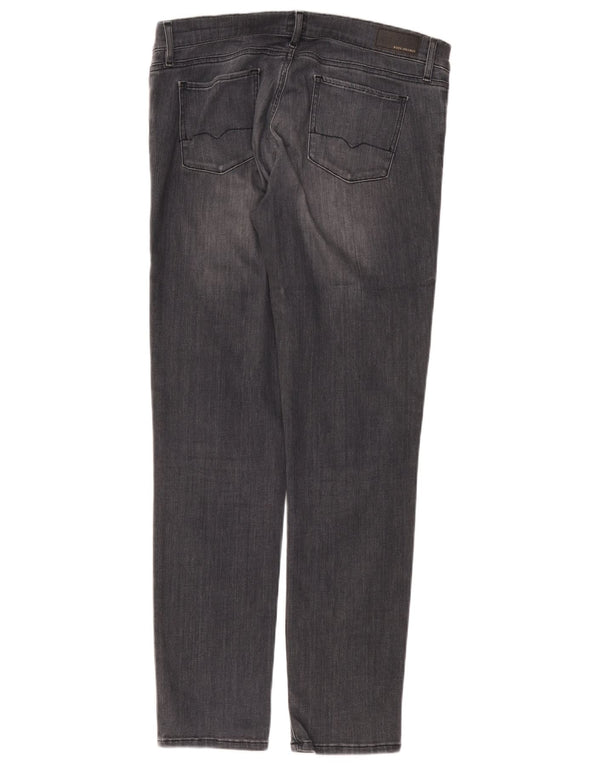 Hugo Boss Mens Straight Jeans W32 L34  Grey Cotton