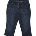 LEE Womens Curvy Fit Capri Jeans W30 L21  Navy Blue Vintage Lee and Second-Hand Lee from Messina Hembry 