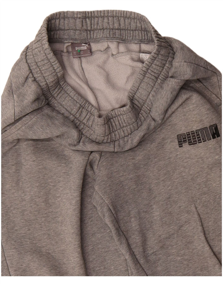 Puma Herren-Trainingshose, Jogginghose, mittelgraue Baumwolle