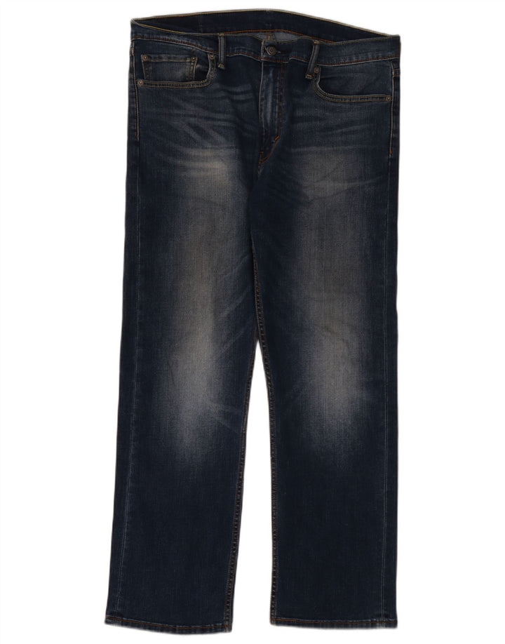 Levi's Herren 504 Straight Jeans W36 L30 Blaue Baumwolle