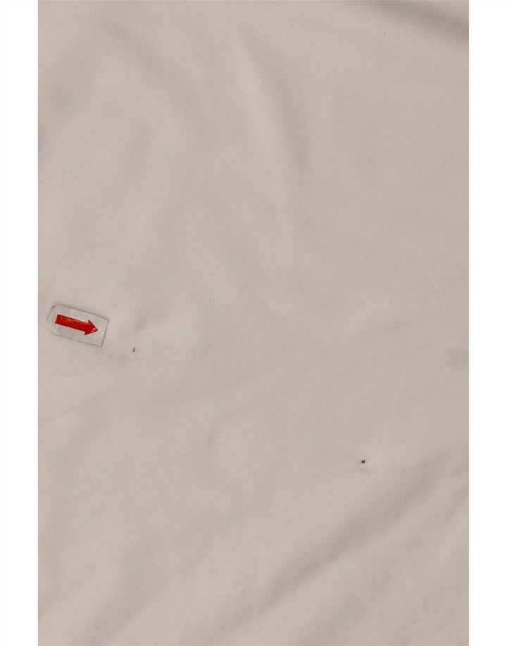 Zara Herren-Oberteil, langärmelig, mittelweiße Baumwolle