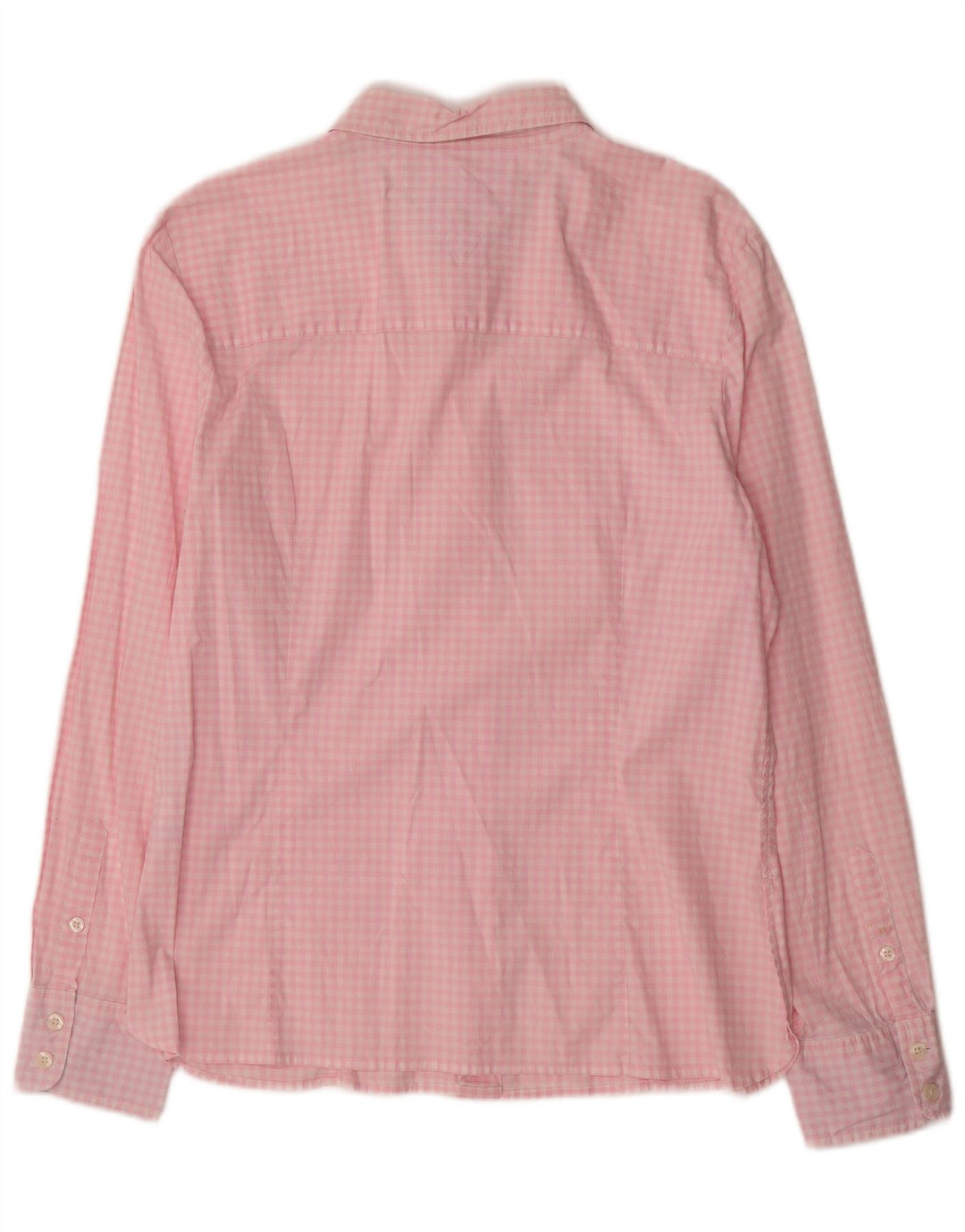 Tommy Hilfiger Damenhemd US 14 XL Pink Gingham Baumwolle