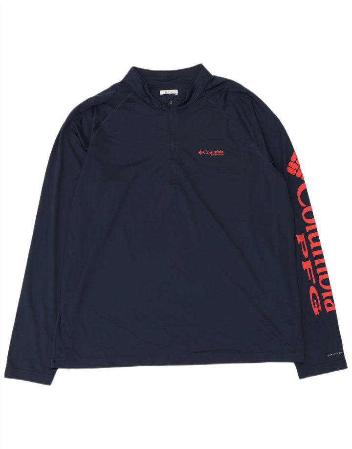 Columbia Omni-Shade Graphic Pullover-Trainingsanzug für Herren, XL, Marineblau