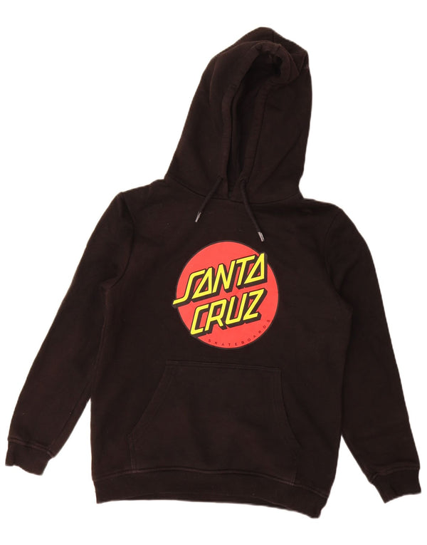 Santa Cruz Kapuzenpullover mit Grafik für Jungen, 11–12 Jahre, schwarze Baumwolle