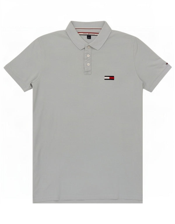 Tommy Hilfiger Herren-Poloshirt, große blaue Baumwolle