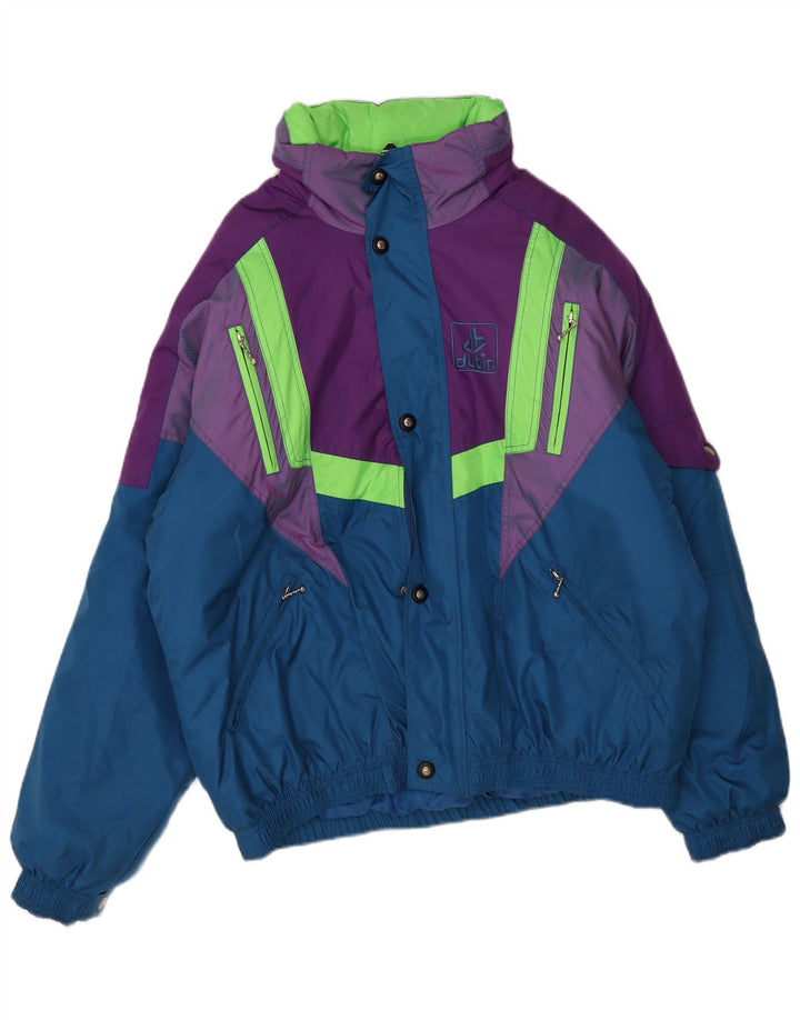 Dubin Herren-Skijacke US 42 XL Blaues Colourblock-Polyester