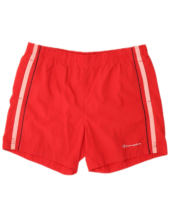 Champion Herren Badeshorts 2XL Rot Polyamid