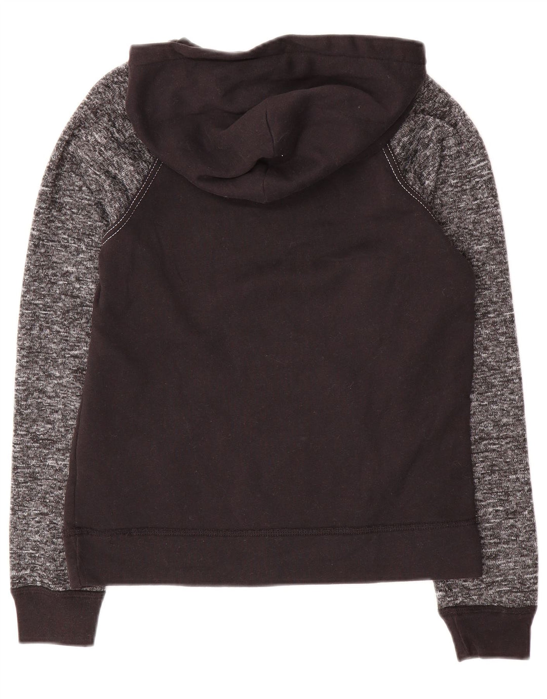 ABERCROMBIE & FITCH Kapuzenpullover für Jungen, 13–14 Jahre, schwarz geflecktes Polyester