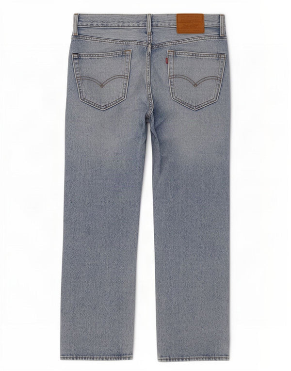 Levi's Damen 551 Loose Fit Straight Jeans W29 L26 Blaue Baumwolle