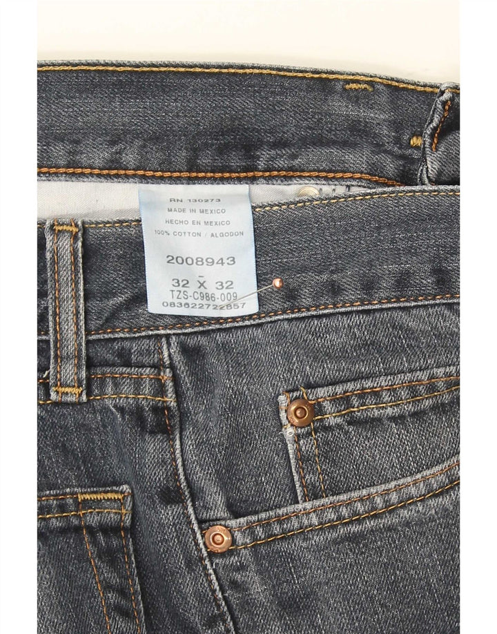 Lee Herren Straight Jeans W32 L32 Blaue Baumwolle