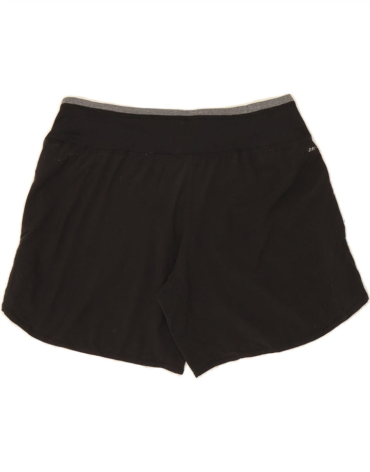 NIKE Damen Dri Fit Sport Shorts UK 14 Medium Schwarz Polyester