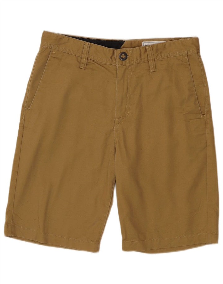 Volcom Herren Chinoshorts W29 Small Khaki Polyester