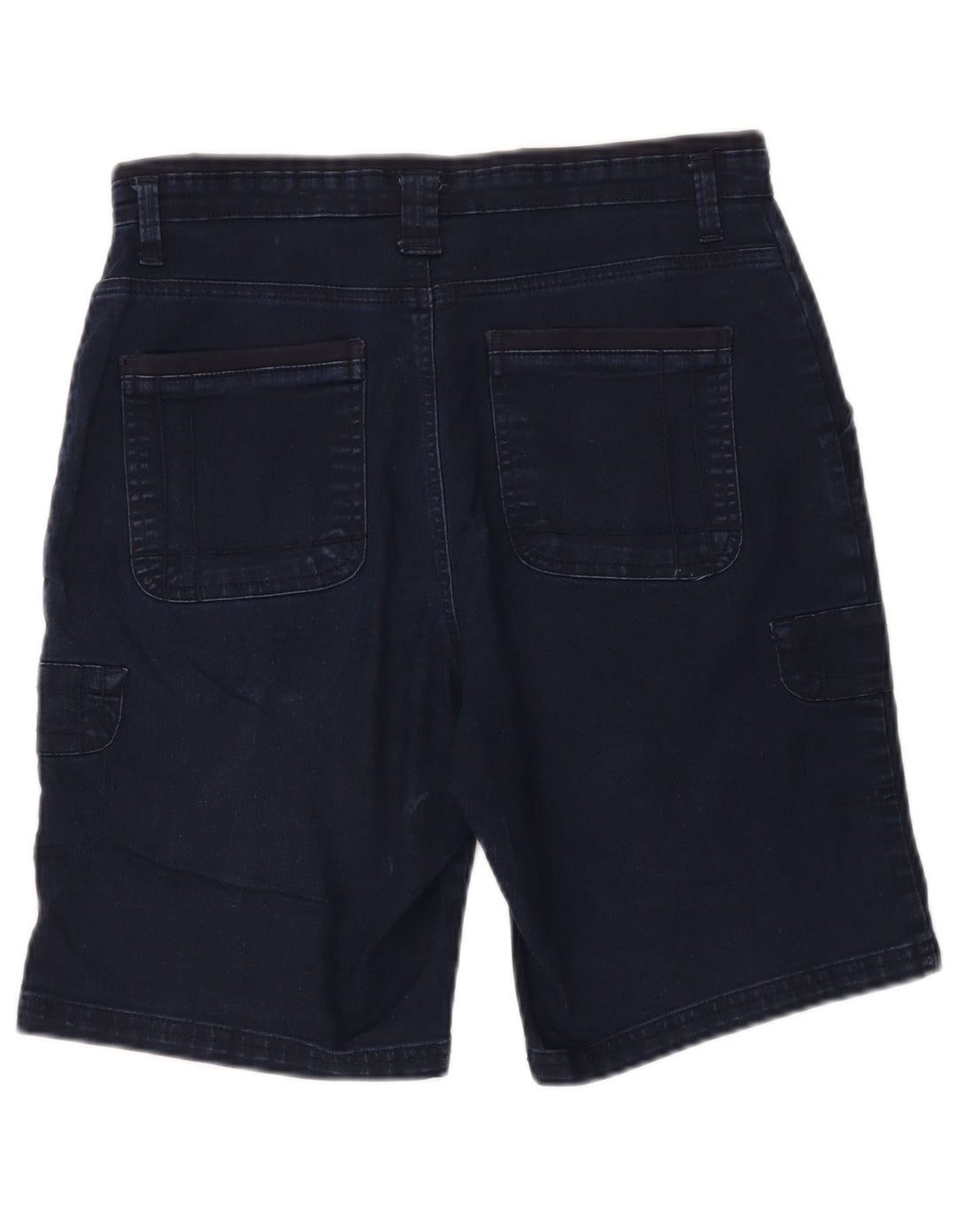 LEE Herren Platinum Label Denim Cargo Shorts W32 Mittel Marineblau
