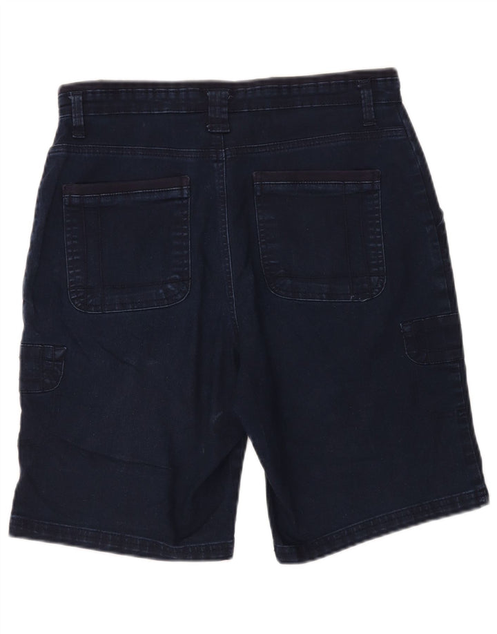 LEE Herren Platinum Label Denim Cargo Shorts W32 Mittel Marineblau