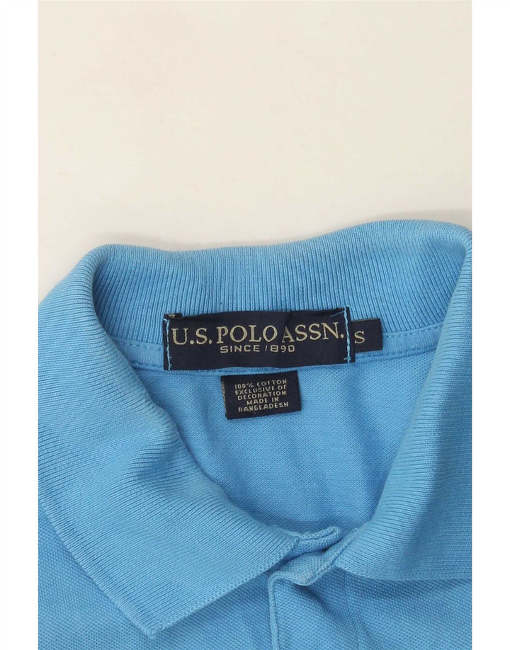 U.S. Polo Assn. Herrenhemd, klein, aus blauer Baumwolle