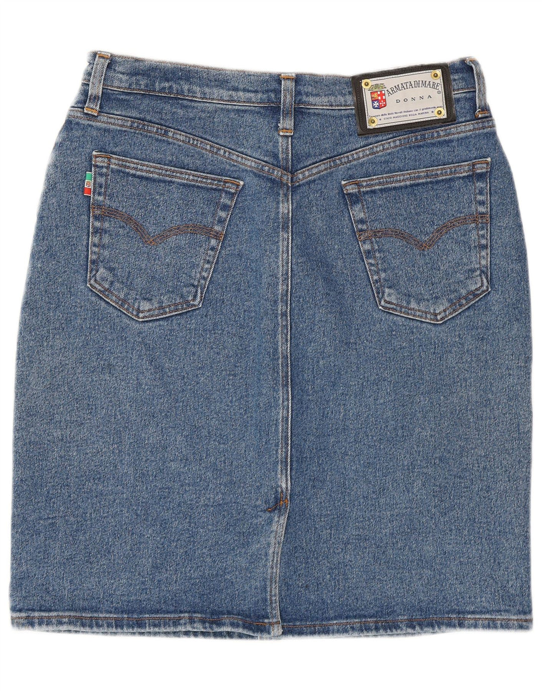 Armata Di Mare Damen Jeansrock W32 Large Blau