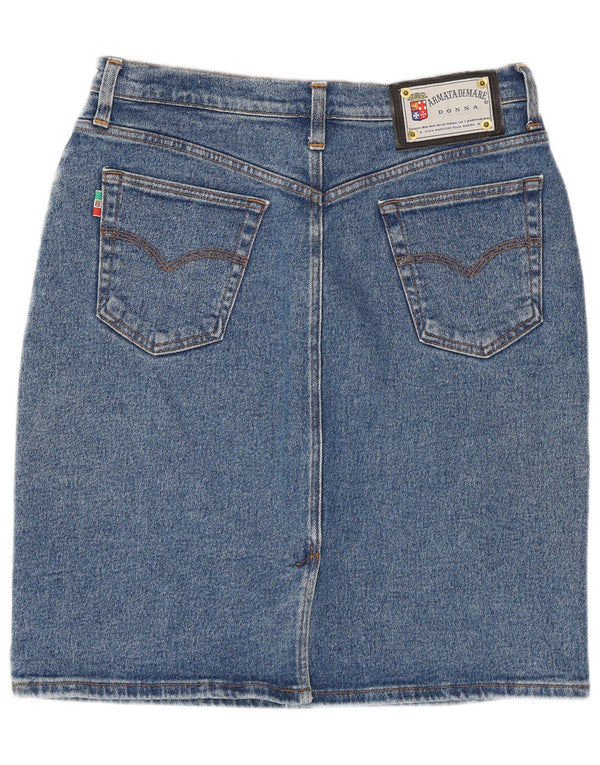 Armata Di Mare Damen Jeansrock W32 Large Blau
