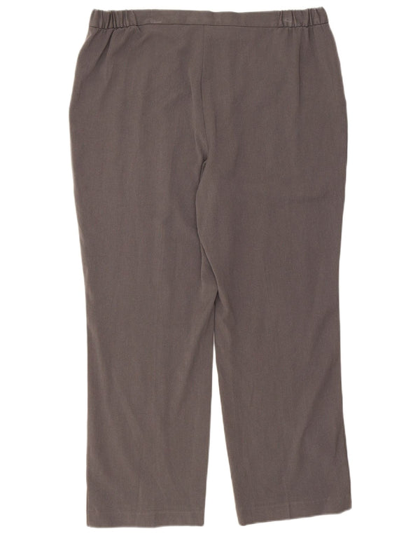 Marks & Spencer Damen gerade geschnittene Hose, UK 16, Größe L, W34, L26, Grau