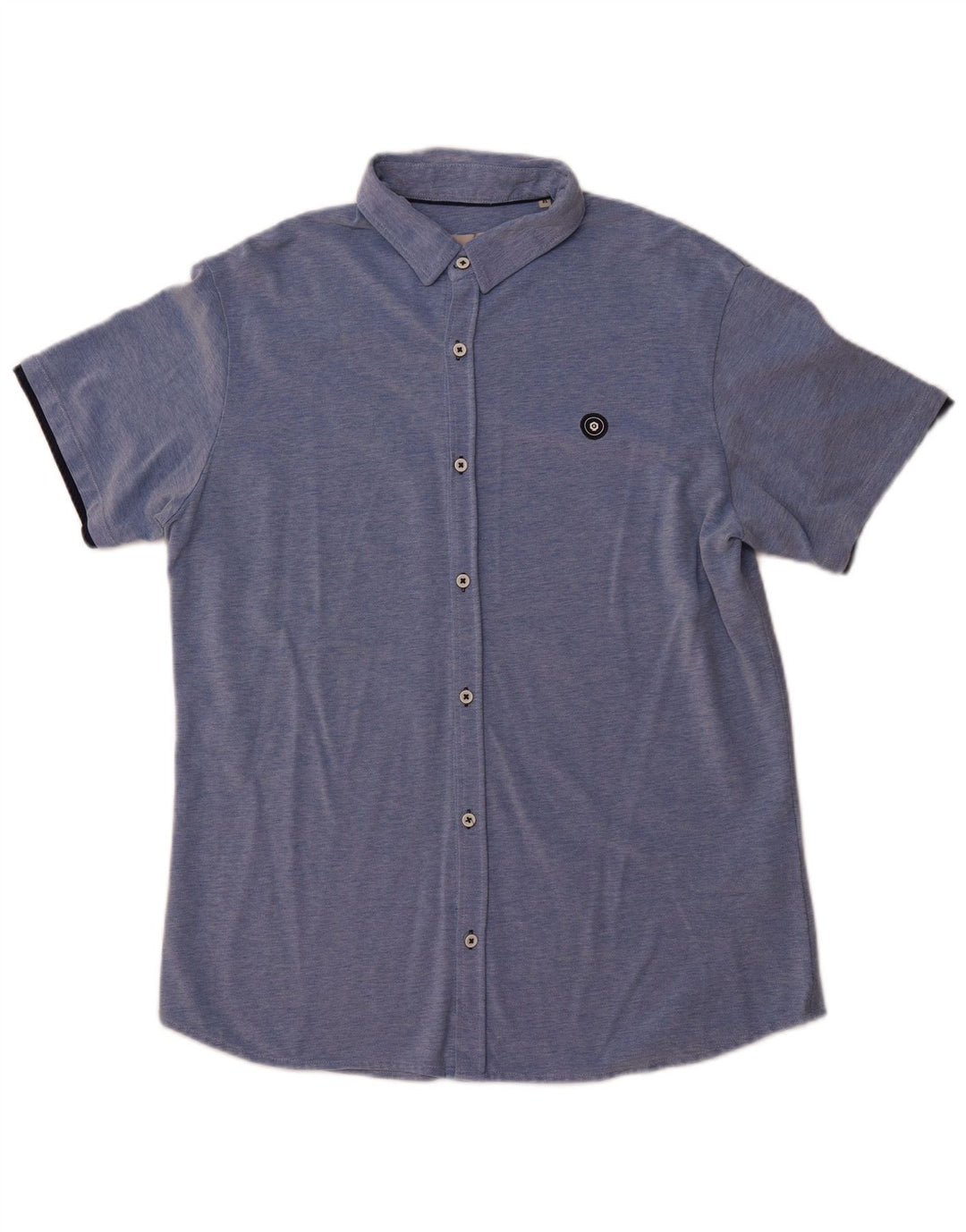 JACK & JONES Herren Slim Fit Hemd XL Blau Baumwolle