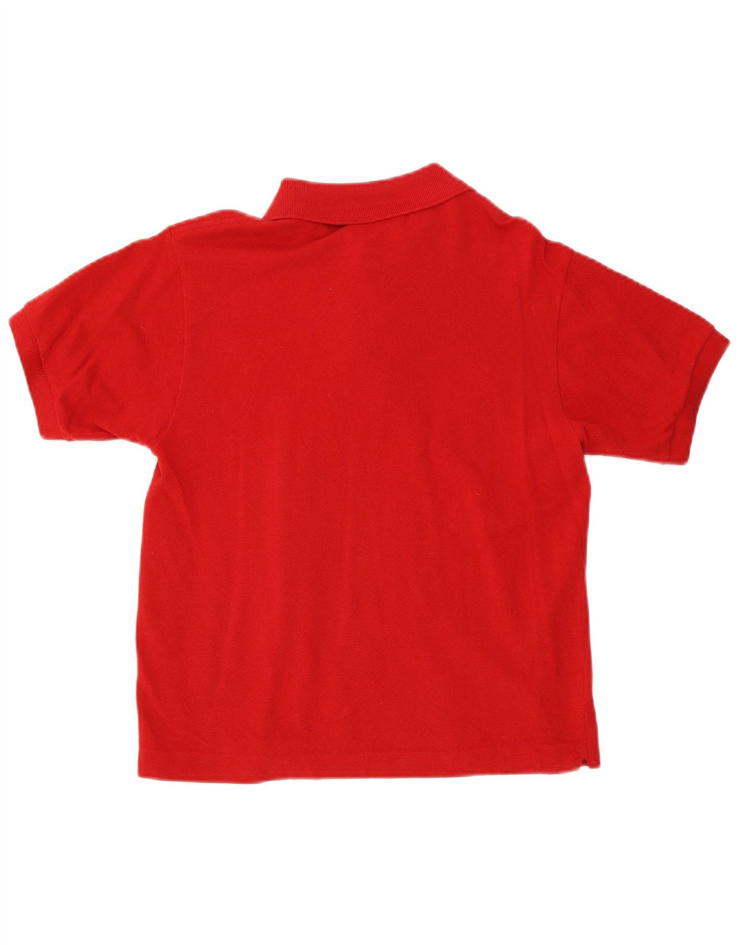 Lacoste Herren-Poloshirt, Größe 3, klein, rote Baumwolle