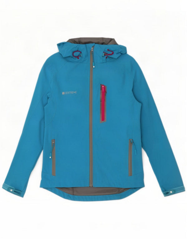 Mountain Warehouse Damen-Windbreakerjacke mit Kapuze, UK 8 Small Blue