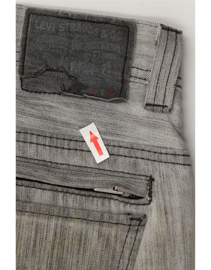Levi's Herren 511 Slim Jeans W33 L30 Grau gefleckte Baumwolle
